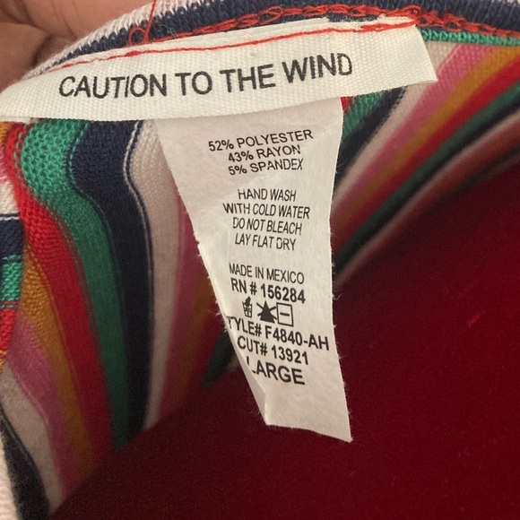 Caution to the Wind Cross Front top - Picture 2 of 5